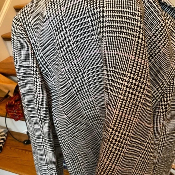 Ralph Lauren Linen  Houndstooth Plaid Jacket 10 - Picture 8 of 8